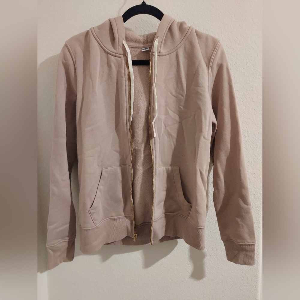 Old Navy pink zip up hoodie small